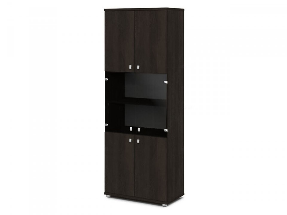 Мебель для офиса VASANTA Шкаф со стеклом V-633